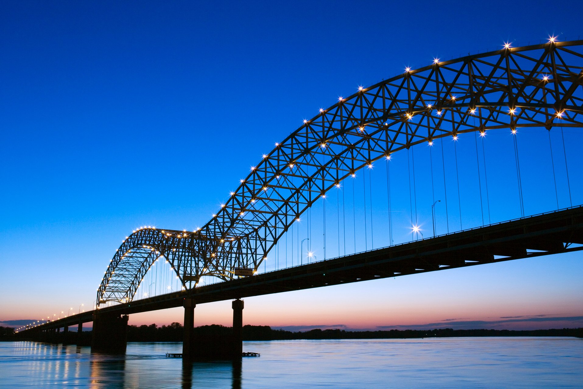 Hernando Desoto Bridge over the Mississippi River, Memphis